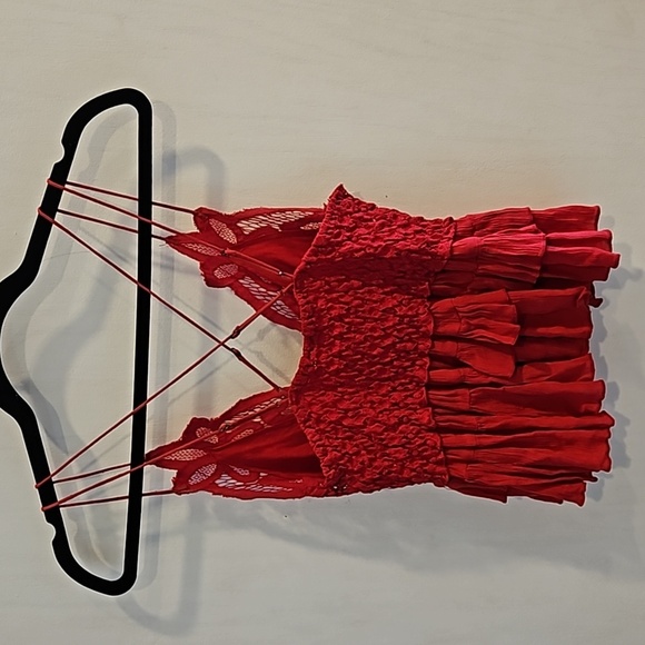 Free People Red Adella Cami XS - Picture 5 of 9